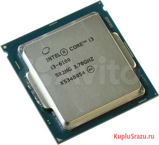 Процессор Intel i3 6100 3.70 GHz Санкт-Петербург - изображение 1