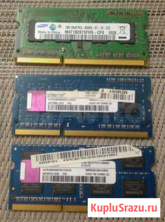 Оперативная память для ноутбука DDR3 sodimm PC3 Воронеж - изображение 1
