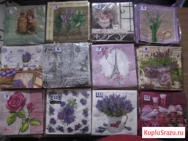 Салфетки для декупажа Подольск - изображение 1