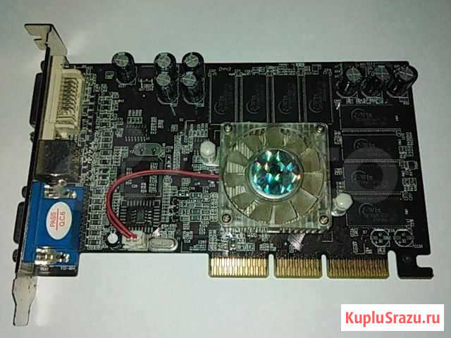 Видеокарта AGP GeForce FX5200 Чебоксары - изображение 1