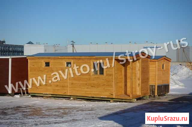 Каркасная мобильная баня с крыльцом (Видео) Волосово - изображение 1