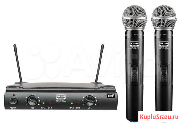 XLine MD-262A-E радиосистема двухканальная, новая Воронеж - изображение 1