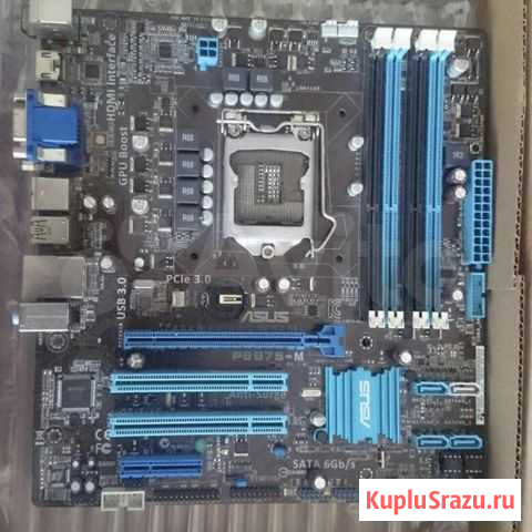 Asus p8b75-m Рязань - изображение 1