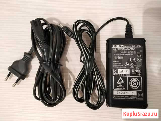 Сетевой адаптер sony AC-L15B Тверь - изображение 1