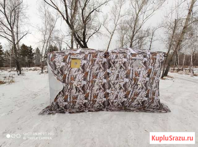 Палатка Куб утеплённая 360*180*210 Красноярск - изображение 1
