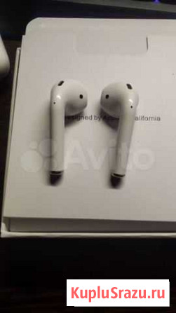 Airpods 2, б/у Петрозаводск - изображение 1