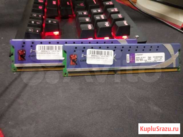 Kingston hyperX ddr3 2x4gb (8gb) Санкт-Петербург - изображение 1
