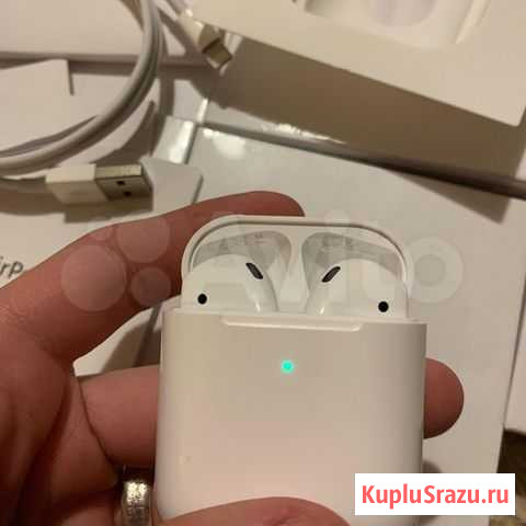 AirPods 2 + чехол Ростов-на-Дону - изображение 1