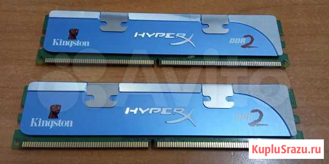 Kingston HyperX DDR2 1024MBx2 PC8500 1066MHz Тольятти - изображение 1