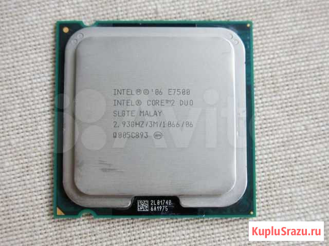 Intel core 2 duo e7500 lga775 Новосибирск - изображение 1
