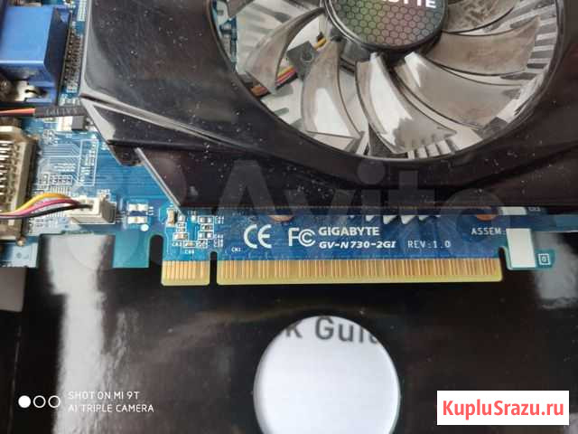 Видеокарта gigabyte gv-n730-2gi Томилино - изображение 1