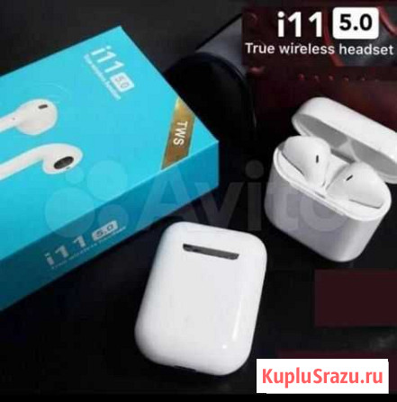 AirPods i11-TWS Bluetooth 5.0 сенсорные (арт.2006) Хабаровск - изображение 1