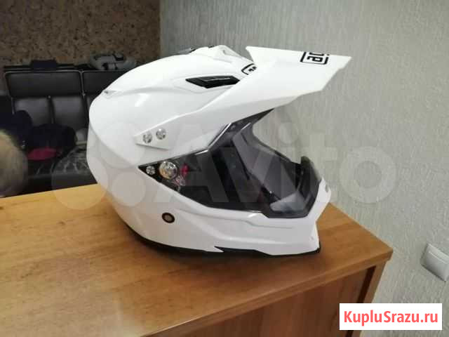 Мото шлем AGV ax-8 dual XL с гарнитурой и камерой Иркутск - изображение 1
