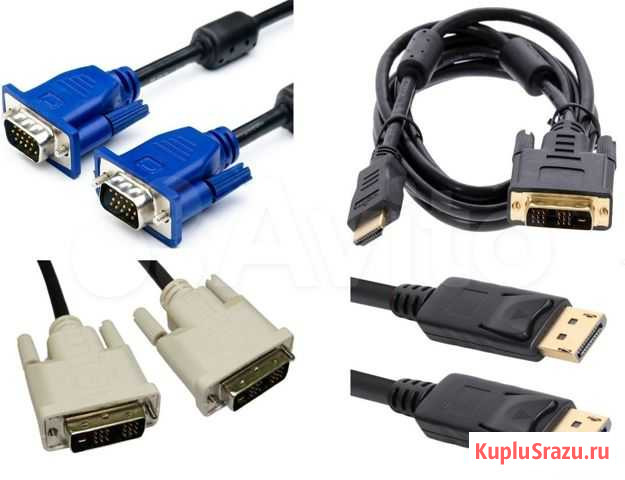 Кабели DVI,VGA,hdmi,USB,Displayport и тд Рязань - изображение 1