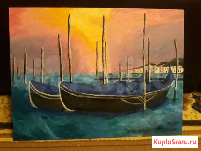 Картина, Венеция, холст, масло 30х40 Воронеж - изображение 1