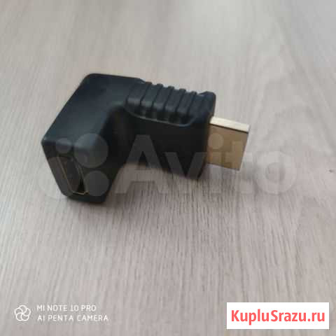 Переходник hdmi - hdmi Г-образный Йошкар-Ола - изображение 1