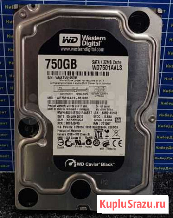 Жёсткий диск 3.5 WD 750 GB Владимир - изображение 1