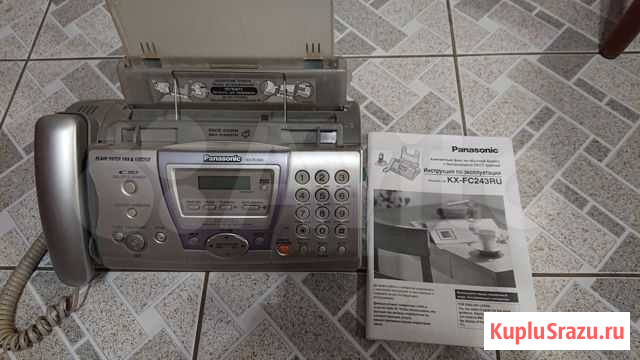 Факсимильный аппарат Panasonic KX-FC243RU Санкт-Петербург - изображение 1