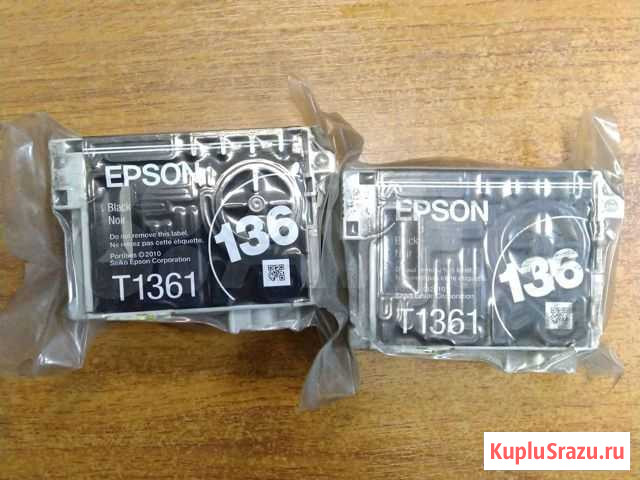 Картриджи T1361 оригинал Epson Рязань - изображение 1