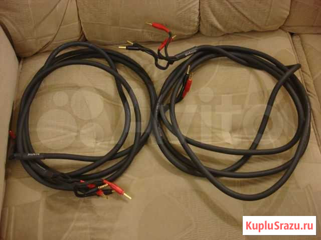 AudioQuest Slate Bi-Wire 2 на 4 метра,акустический Челябинск - изображение 1