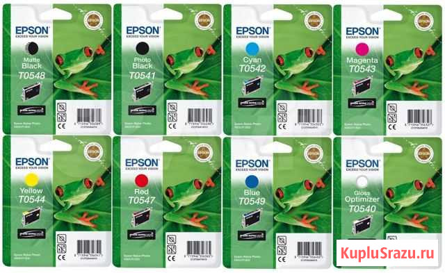 Картриджи для Epson R800 ориг T0540-549 Москва - изображение 1