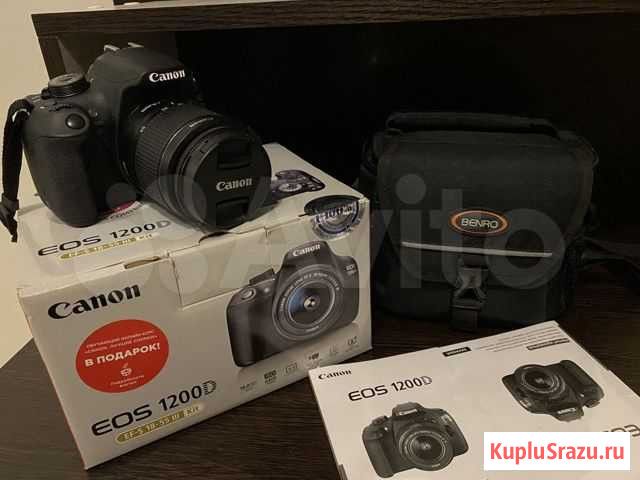 Зеркальный фотоаппарат canon 1200D Воронеж - изображение 1