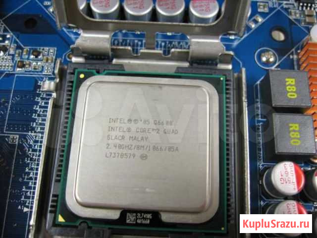 Intel Core 2 Quad Q6600, 4 ядра, LGA 775 Хабаровск - изображение 1