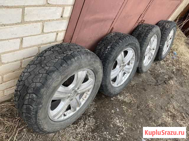 Диски Mers/B R18,шиныR18 265/60 A/T HankookDunaPro Киров - изображение 1