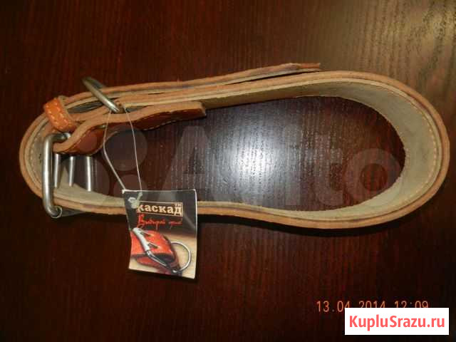 Ошейник новый кожаный ширина 50мм Уфа - изображение 1