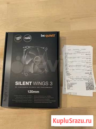 Вентилятор 120мм BE quiet silent wings 3 Санкт-Петербург - изображение 1