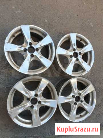 Диски литые бу хром League R15 4x100 4шт подбор Ростов-на-Дону - изображение 1