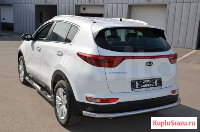 Защита заднего бампера KIA Sportage 2015 большая Москва - изображение 1