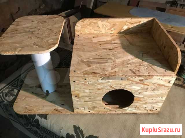 Домик для кошки с когтеточкой Томилино - изображение 1