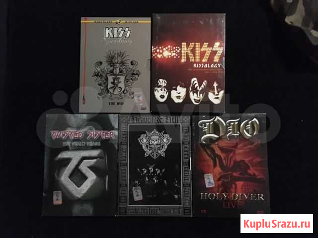 DVD kiss, Dio, Heaven and Hell, Twisted Sister Новочебоксарск - изображение 1