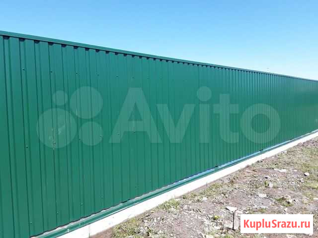 Забор из профнастила с доставкой Новосибирск - изображение 1