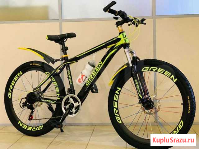 Велосипед Green bike на спицах 26 Самара - изображение 1