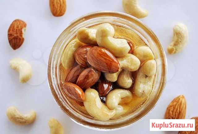 Мёд с миндальными орешками Большое Козино - изображение 1