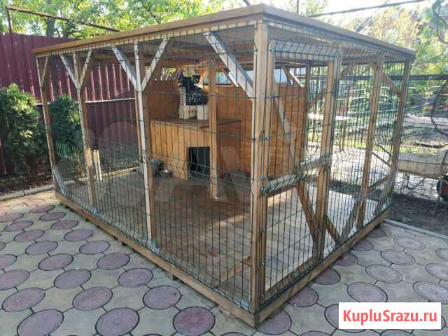 Вольер с будкой для любых пород собак Краснодар - изображение 1