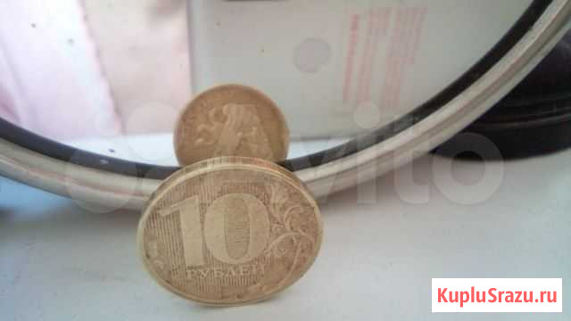 Монета 10 рублей 2011 брак аверс-реверс Москва - изображение 1
