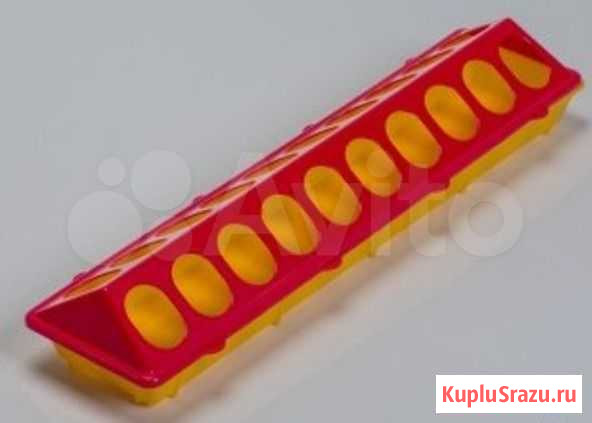 Кормушка-поилка лотковая для перепелов (40см) Челябинск - изображение 1