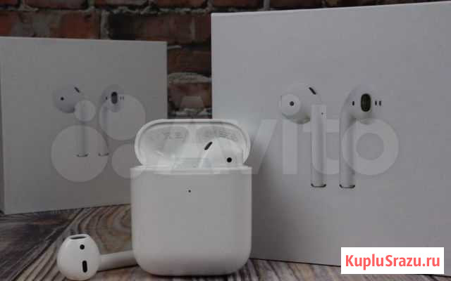 Airpods 2 lux Нижневартовск - изображение 1