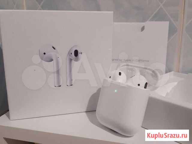 Беспроводные airpods 2 Хабаровск - изображение 1