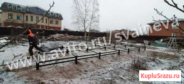 Винтовые сваи для дома Бугры - изображение 1