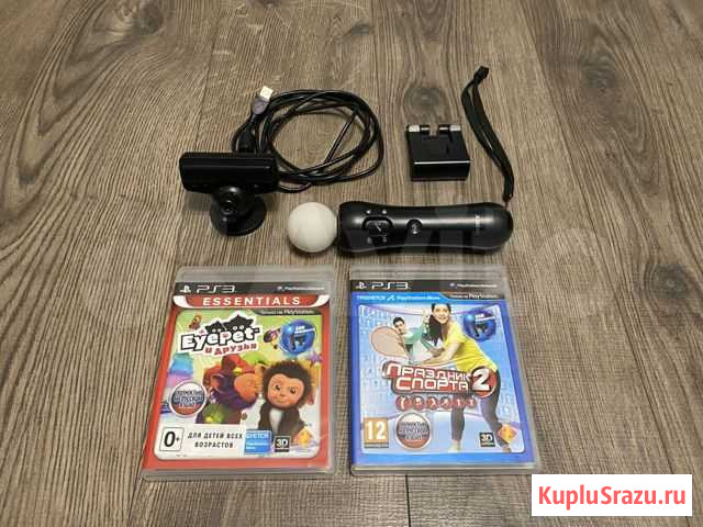 Камера + контроллер Move + игры для PS3 Москва - изображение 1