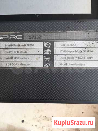 Acer Aspire 5733Z запчасти Ставрополь - изображение 1