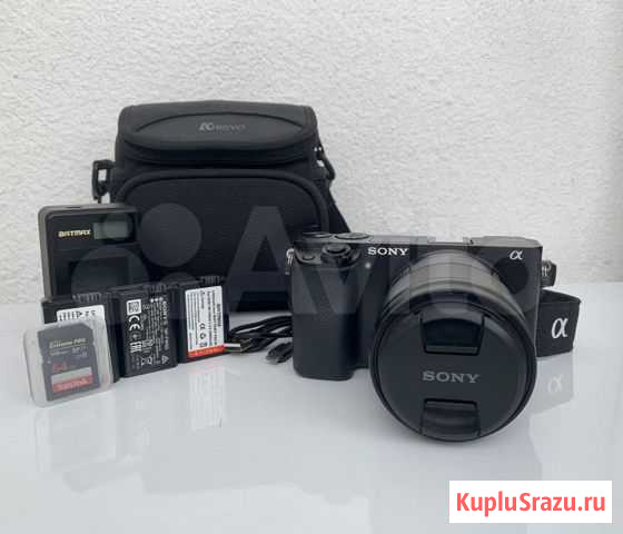 Фотоаппарат sony a6000 Рязань - изображение 1