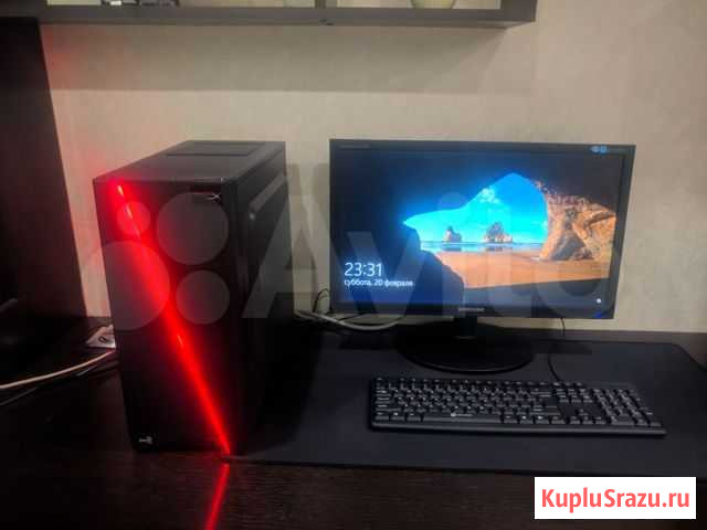 Крутой игровой компьютер Intel9100/RX570/16GB Барнаул - изображение 1