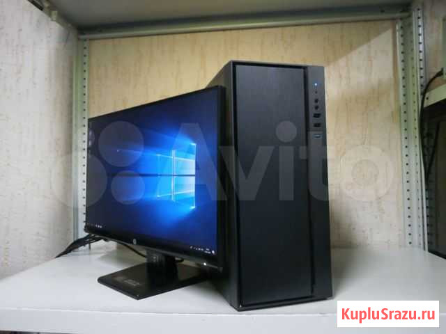 Мощный офисный 4 ядра - 4gb DDR3 - Win10 Pro Краснодар - изображение 1