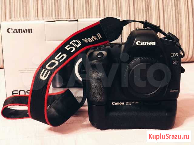 Canon 5d mark ii +батарейная ручка Краснодар - изображение 1