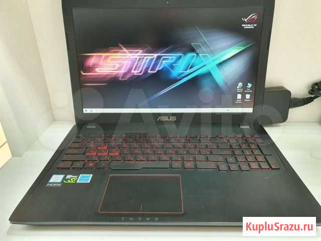 Игровой ноутбук Asus FX553V (i7-7700, 1050ti, 1tb+ Абакан - изображение 1